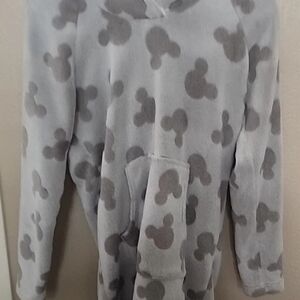 Gray Mickey Mouse Hoodie